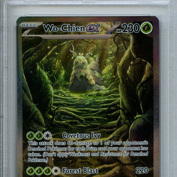 psa 10 pokemon cards Amazon.com: Pokemon Wo-Chien ex 257/193 Special Illustration Rare Paldea  Evolved : Toys & Games main image 0