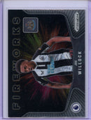 2021-22 Prizm Premier League Joe Willock Fireworks