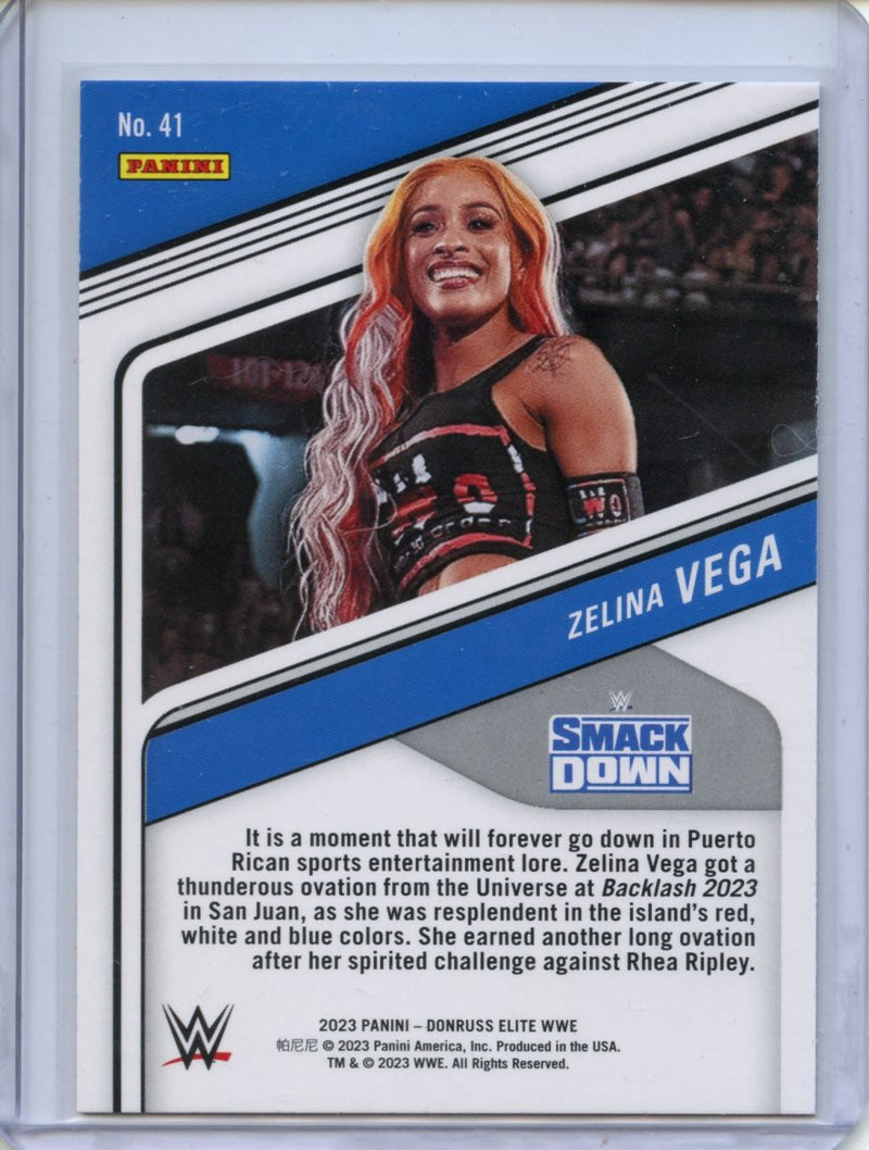 2023 Panini Donruss Elite WWE Zelina Vega Red