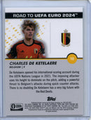 2023-24 Topps Pristine Road To Euro Charles De Ketelaere