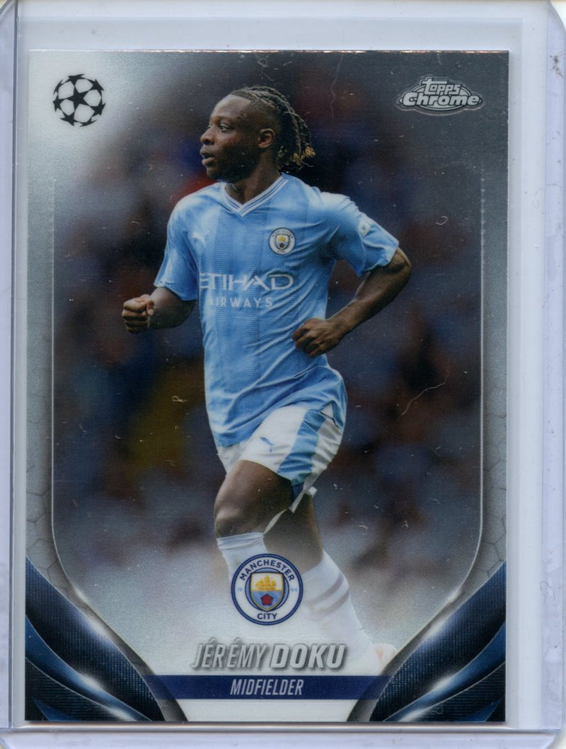 2023-24 Topps Chrome UEFA Jeremy Doku