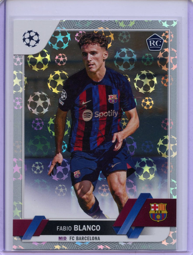 2022-23 Topps UEFA Club Competitions Fabio Blanco Starball Foil