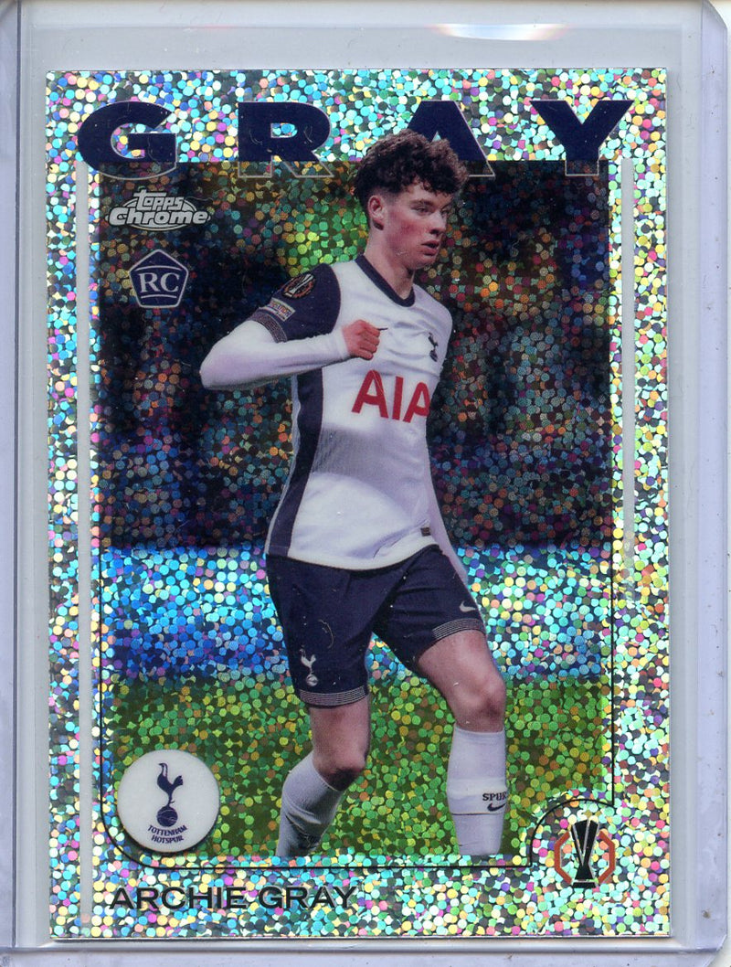 2024-25 Topps Chrome UEFA Club Comps Archie Gray Speckle