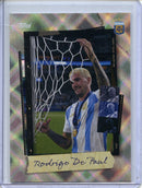 2025 Topps Focus Argentina Rodrigo De Paul Snapshots Shutter Speed