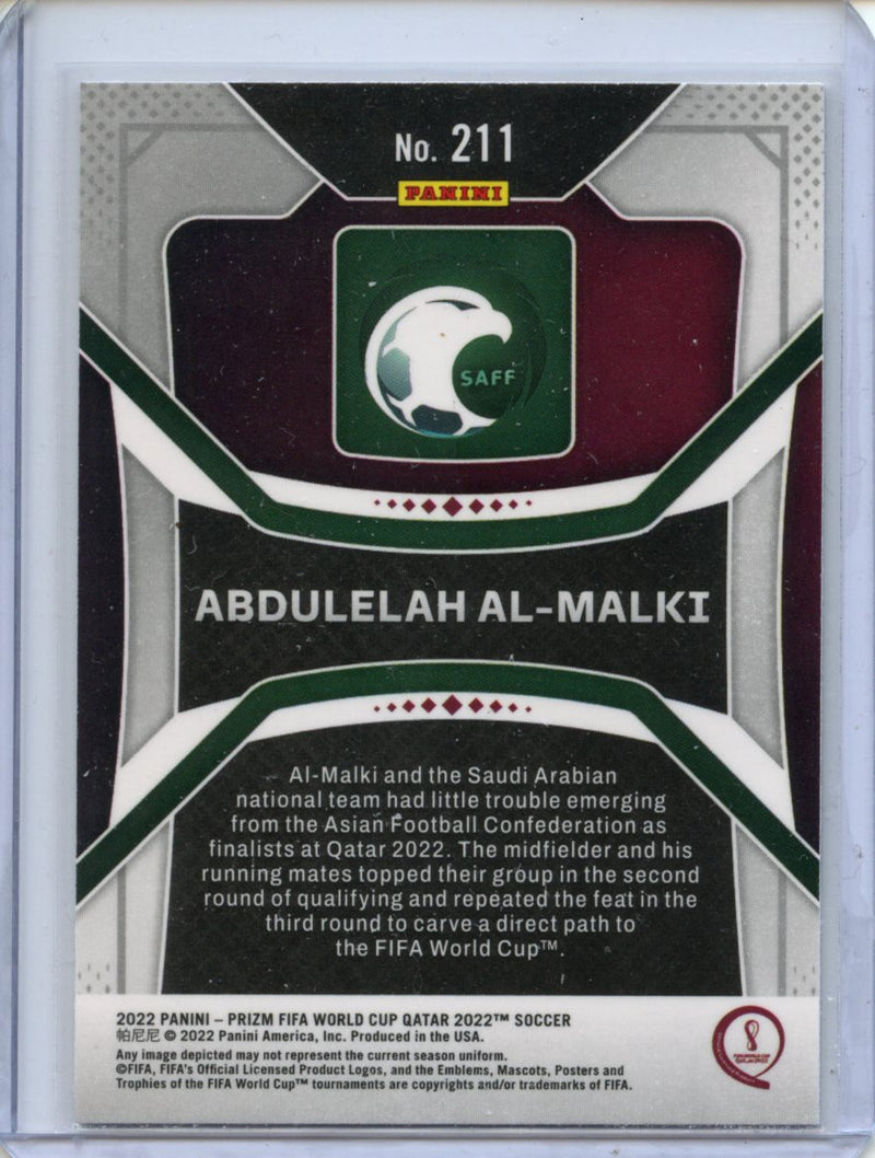 2022 Panini Prizm FIFA World Cup Qatar Abdulelah Al-Malki