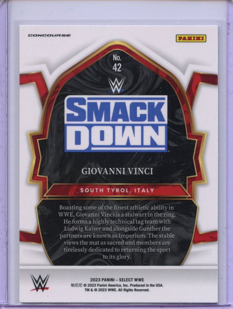 2023 Panini Select WWE Giovanni Vinci Concourse