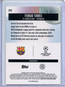 2025-26 Topps Finest UEFA Club Comps Ferran Torres Blue Checkerboard 41/75