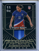 2024-25 Obsidian Soccer Sophia Wilson Atomic Material 83/125