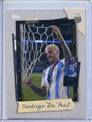 2025 Topps Focus Argentina Rodrigo De Paul Snapshots