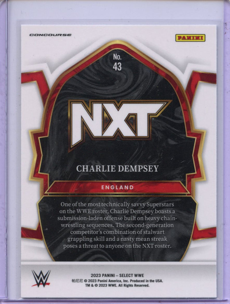 2023 Panini Select WWE Charlie Dempsey Concourse