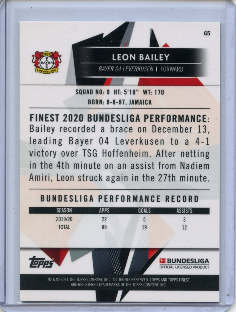 2020-21 Finest Bundesliga Leon Bailey