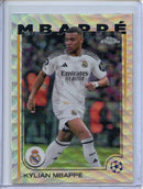 2024-25 Topps Chrome UEFA Club Comps Kylian Mbappe Wave