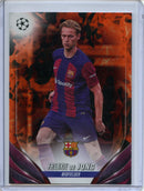2023-24 Topps UEFA CC Frenkie De Jong Inferno Foil