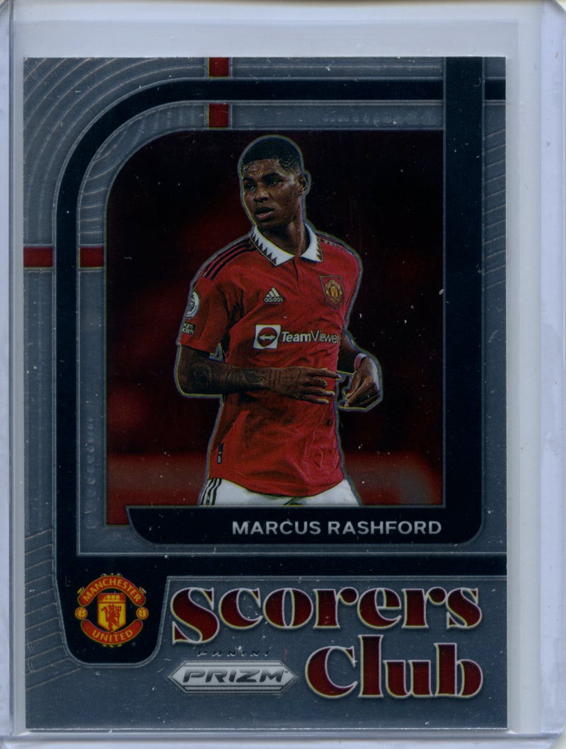 2022-23 Panini Prizm Premier League Marcus Rashford Scorers Club