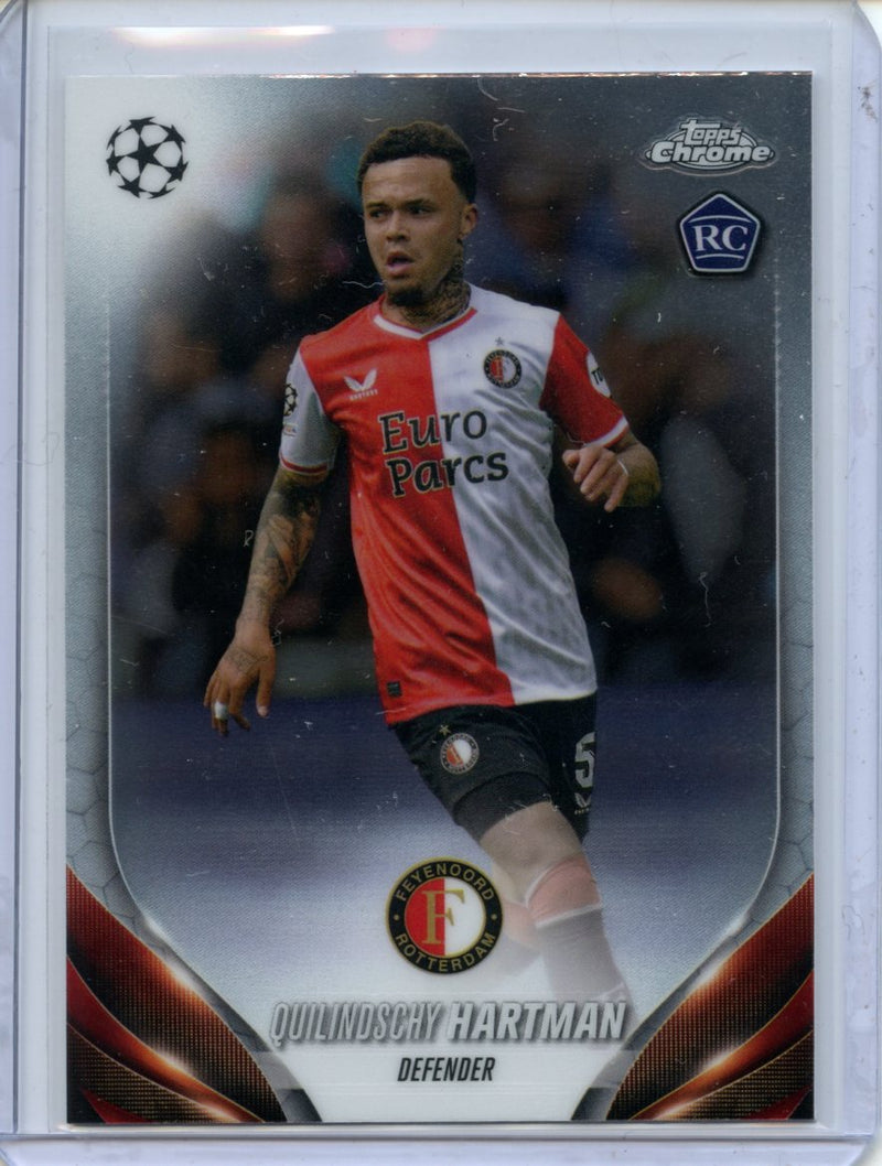 2023-24 Topps Chrome UEFA Quilindschy Hartman