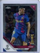 2021-22 Topps Chrome UEFA CL Pedri