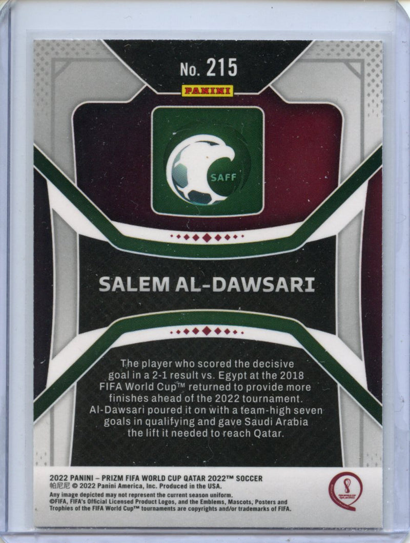 2022 Panini Prizm FIFA World Cup Qatar Salem Al-Dawsari