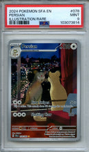 2024 Pokemon Scarlet & Violet Shrouded Fable Illustration Rare Persian