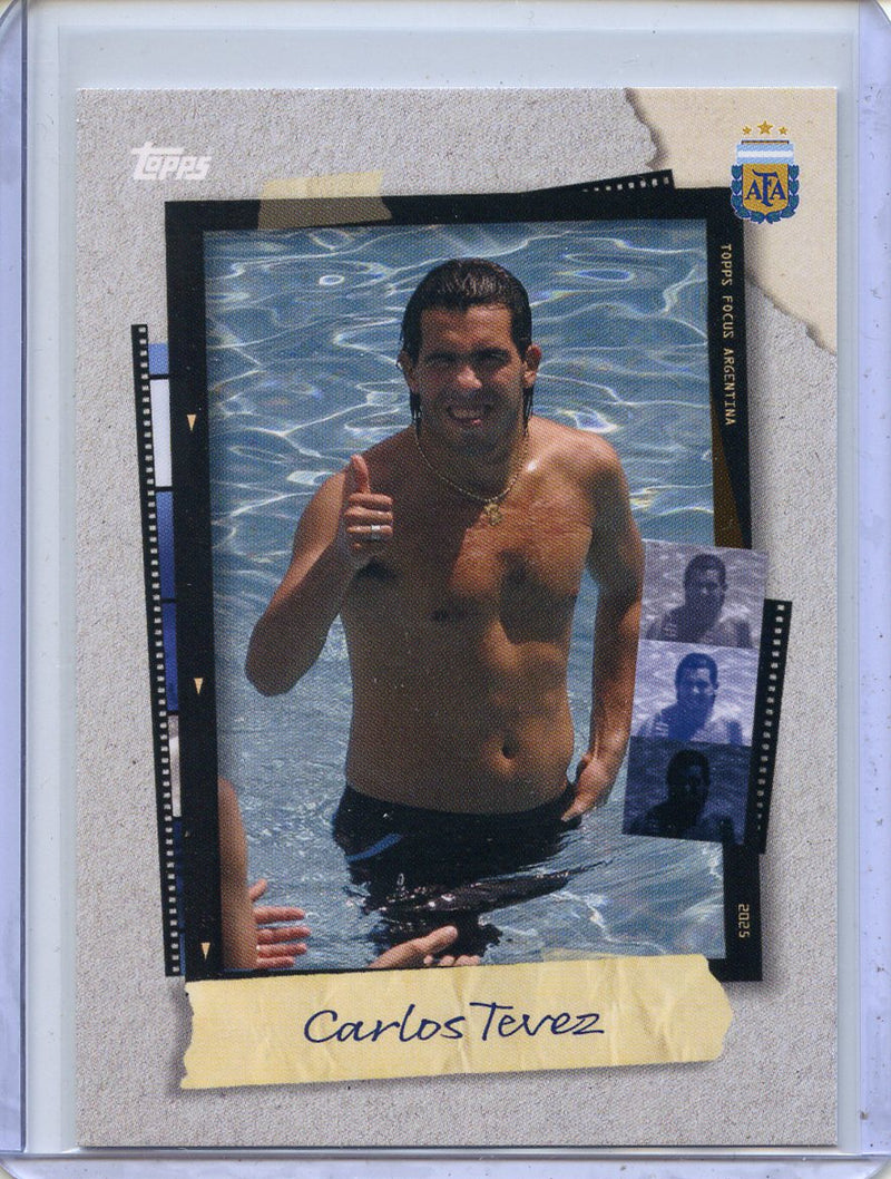 2025 Topps Focus Argentina Carlos Tevez Snapshots