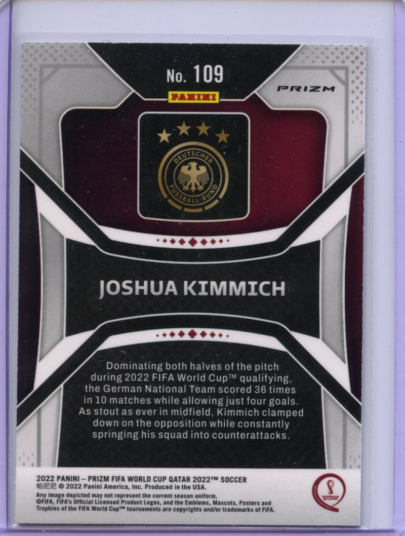 2022 Panini Prizm FIFA World Cup Qatar Joshua Kimmich Silver Prizm