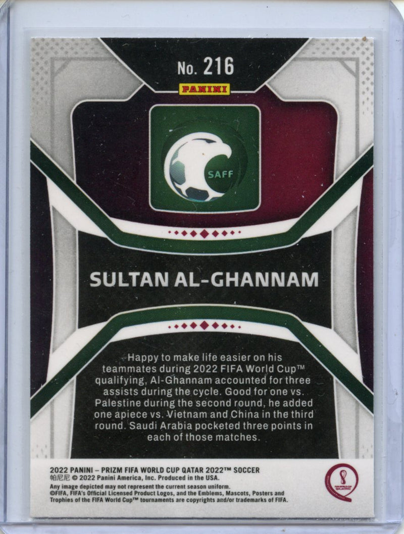 2022 Panini Prizm FIFA World Cup Qatar Sultan Al-Ghannam