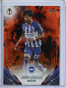 2023-24 Topps UEFA CC Kaoru Mitoma Inferno Foil
