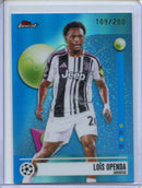 2025-26 Topps Finest UEFA Club Comps Lois Openda Blue 109/200