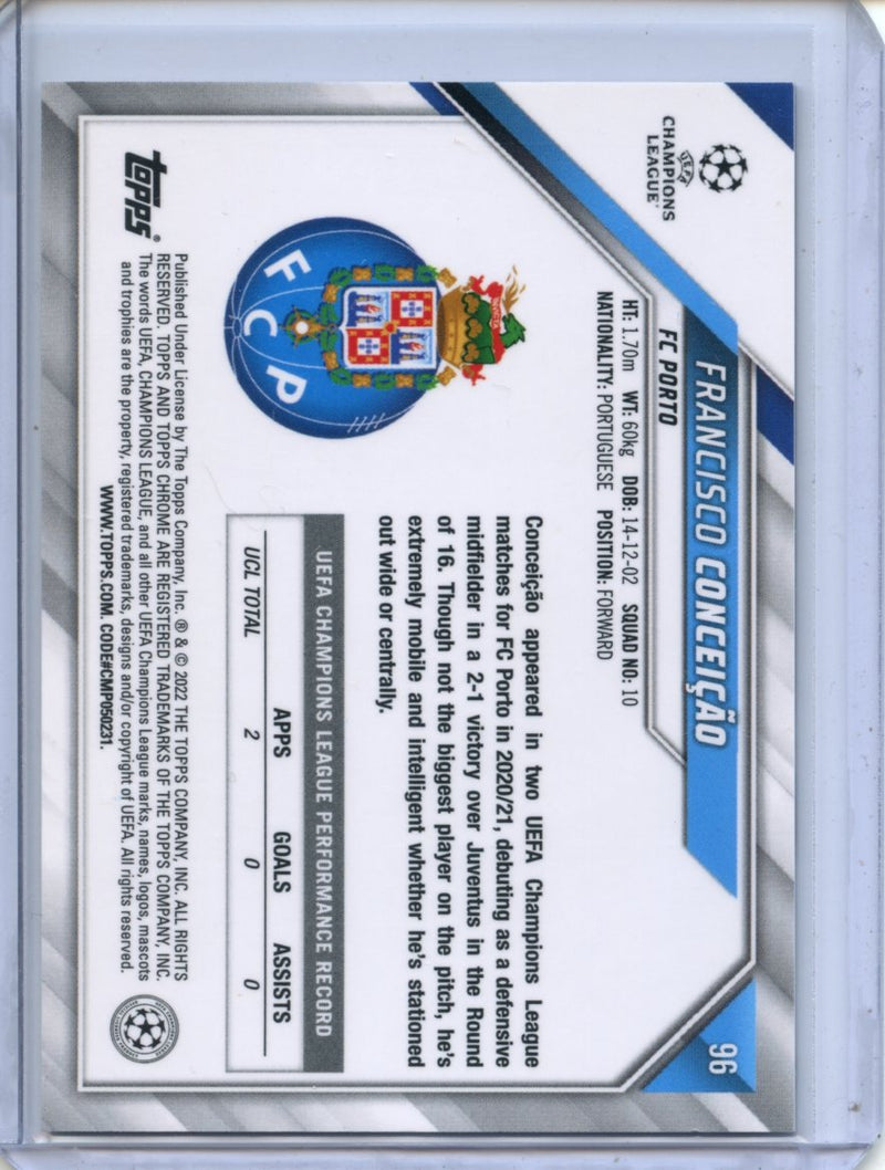 2021-22 Topps Chrome UEFA CL Francisco Conceicao