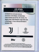 2025-26 Topps Finest UEFA Club Comps Lois Openda Blue 109/200