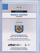 2026 Topps Argentina Team Set Sergio Aguero First Team Autographs Gold Foil 4/50
