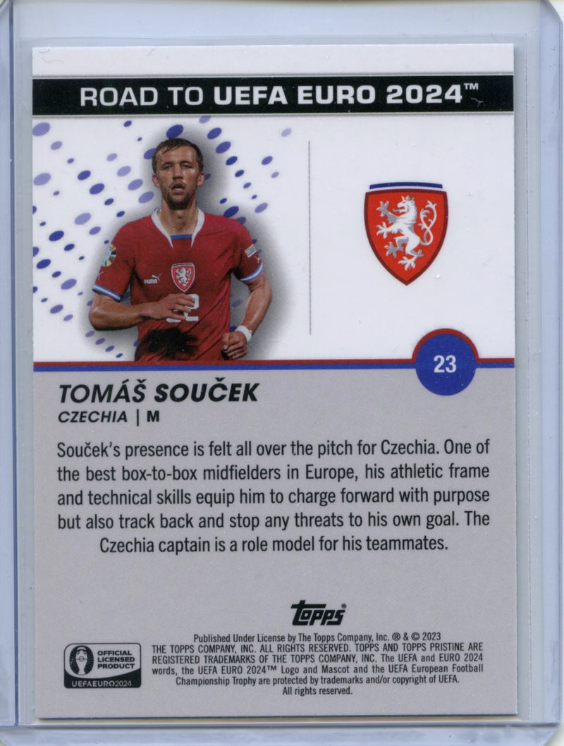 2023-24 Topps Pristine Road To Euro Tomas Soucek