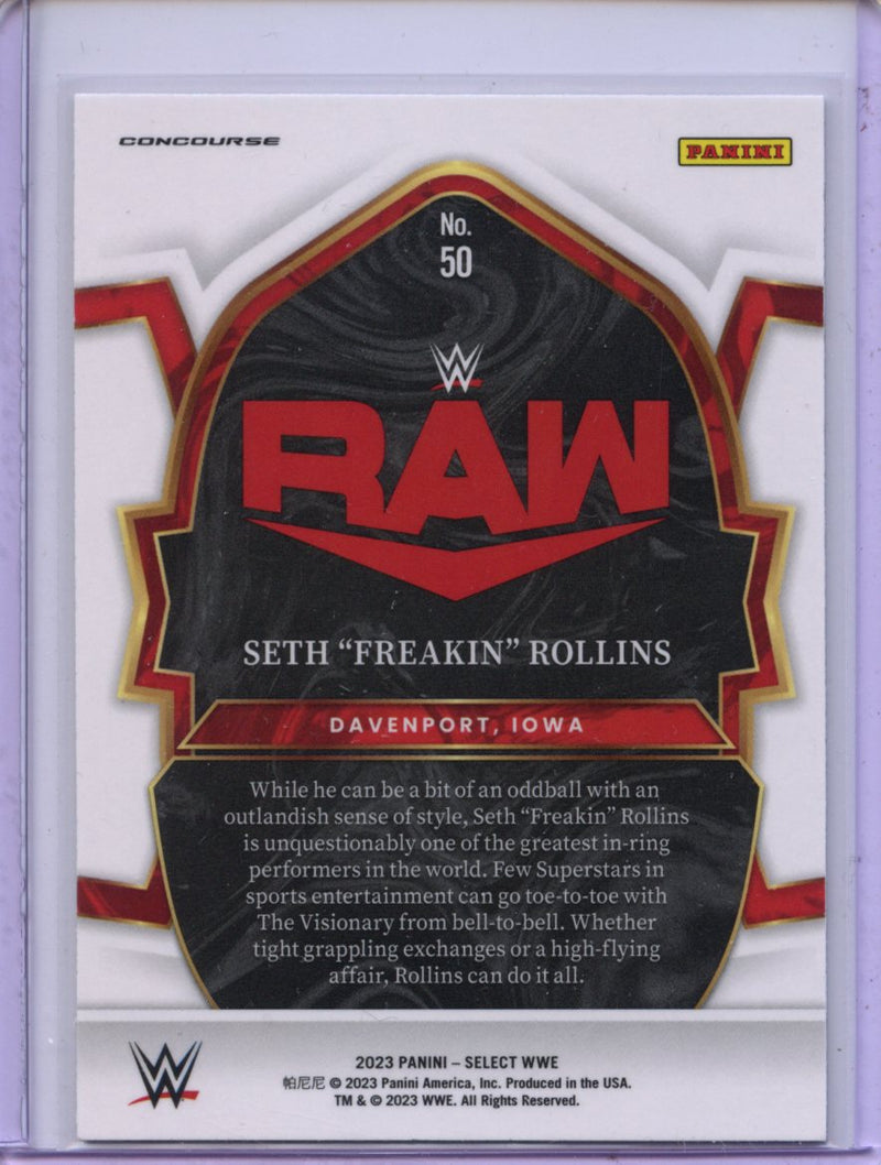 2023 Panini Select WWE Seth "Freakin" Rollins Concourse