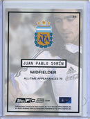 2025 Topps Focus Argentina Juan Pablo Sorin Full Bleed