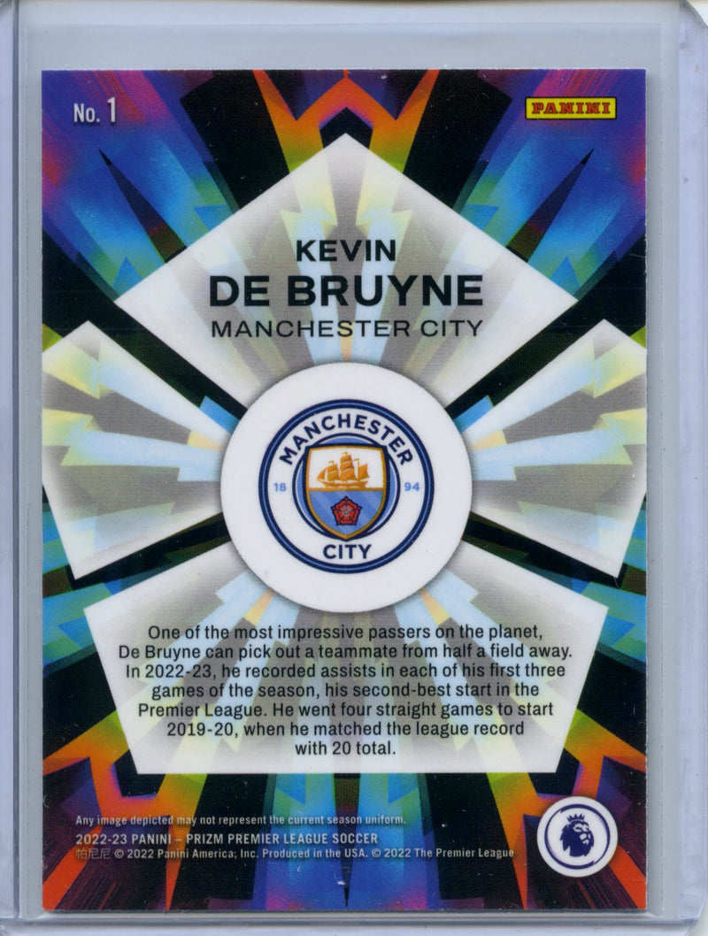 2022-23 Panini Prizm Premier League Kevin De Bruyne Kaleidoscopic