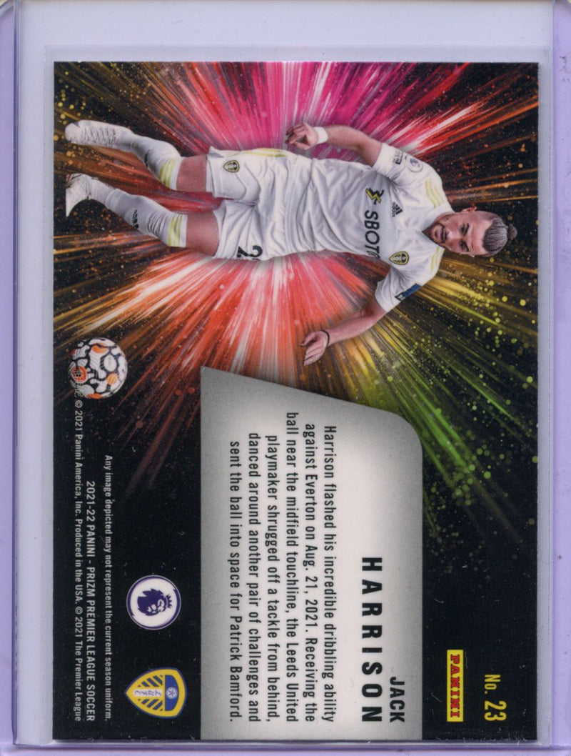 2021-22 Prizm Premier League Jack Harrison Fireworks