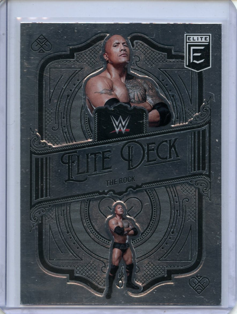 2023 Panini Donruss Elite WWE The Rock Elite Deck
