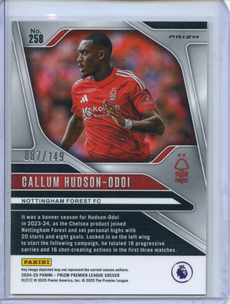 2024-25 Panini Prizm Premier League Callum Hudson-Odoi Pink Breakaway 87/149