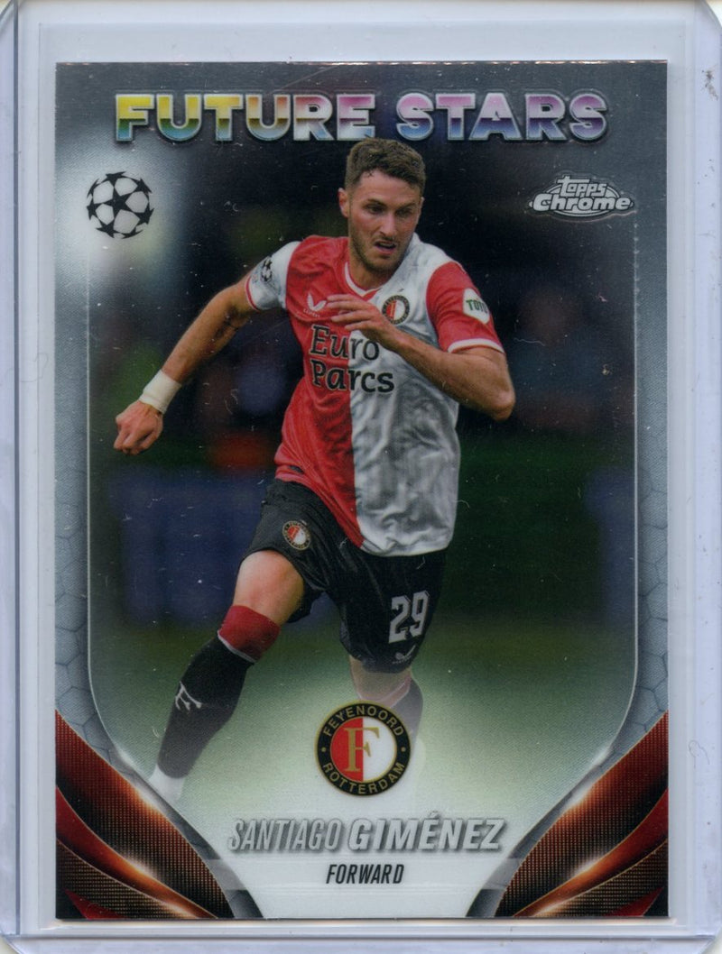 2023-24 Topps Chrome UEFA Santiago Gimenez