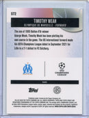 2025-26 Topps Finest UEFA Timothy Weah