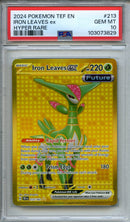 2024 Pokemon Scarlet & Violet Temporal Forces Iron Leaves EX Hyper Rare