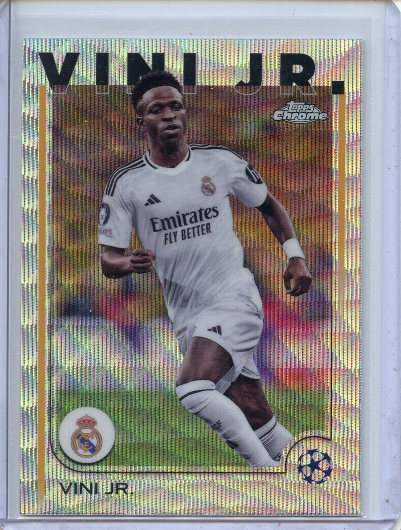 2024-25 Topps Chrome UEFA Club Comps Vini Jr Wave