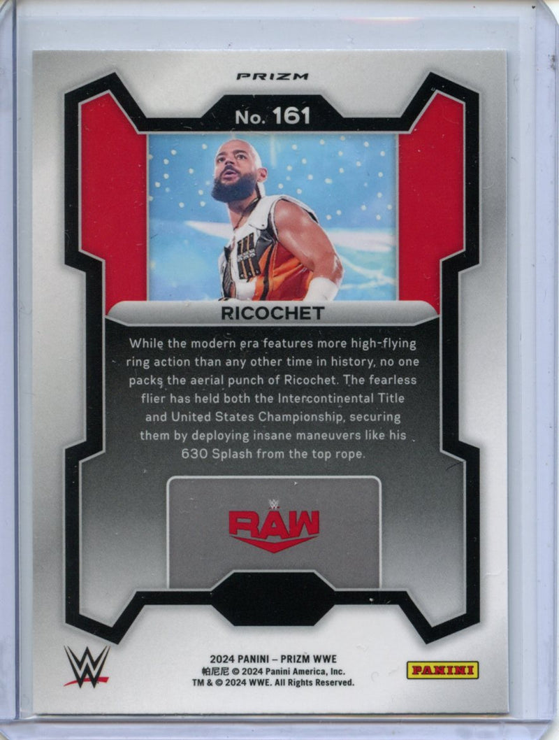 2024 Prizm WWE Ricochet Under Card Prizm
