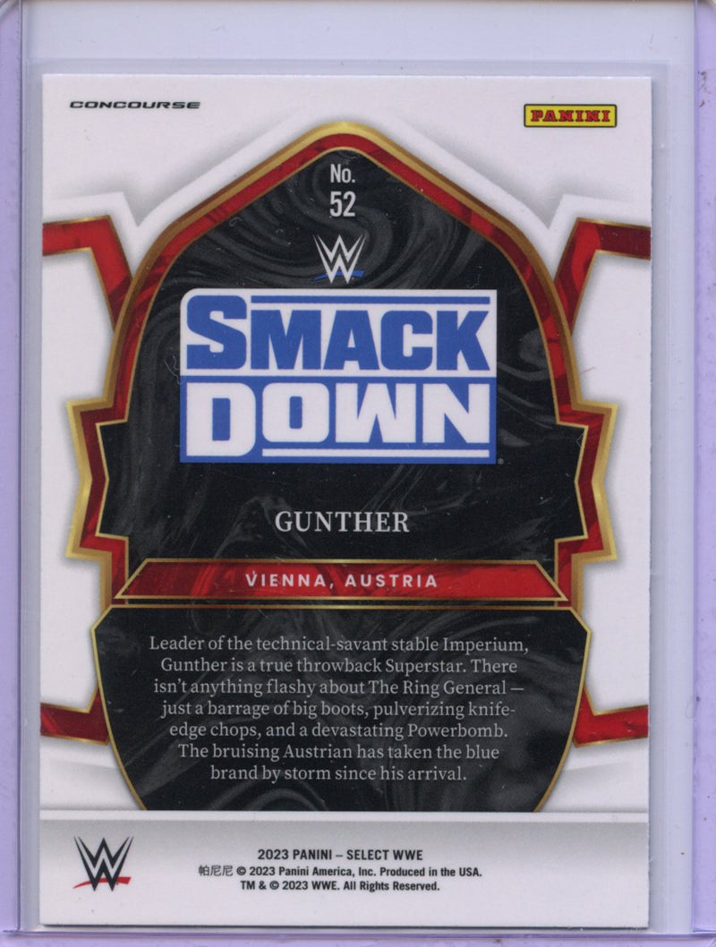 2023 Panini Select WWE Gunther Concourse