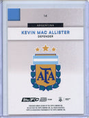 2026 Topps Argentina Team Set Kevin Mac Allister Green Icy Foil 74/99