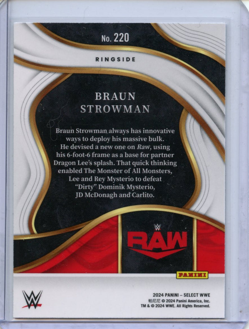 2024 Panini Select WWE Braun Strowman Ringside
