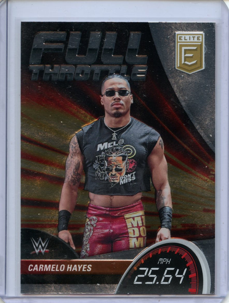 2023 Panini Donruss Elite WWE Carmelo Hayes Full Throttle