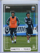2025 Topps Focus Argentina Javier Zanetti/Carlos Tevez Full Bleed