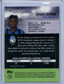 2021-22 Topps Stadium Club Chrome UEFA Champions League Duvan Zapata