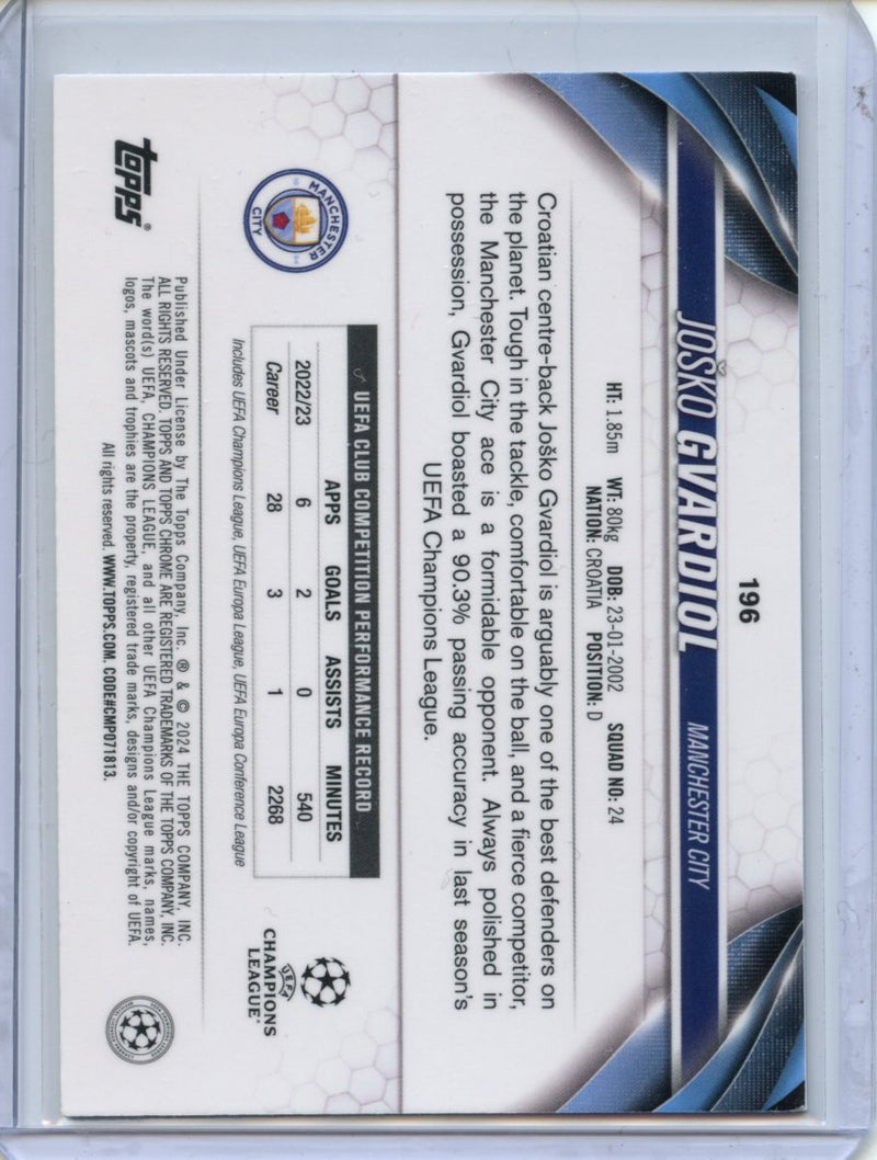 2023-24 Topps Chrome UEFA Josko Gvardiol