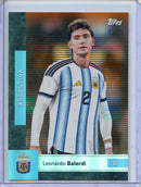 2026 Topps Argentina Team Set Leonardo Balerdi Orange Rainbow Foil 13/25